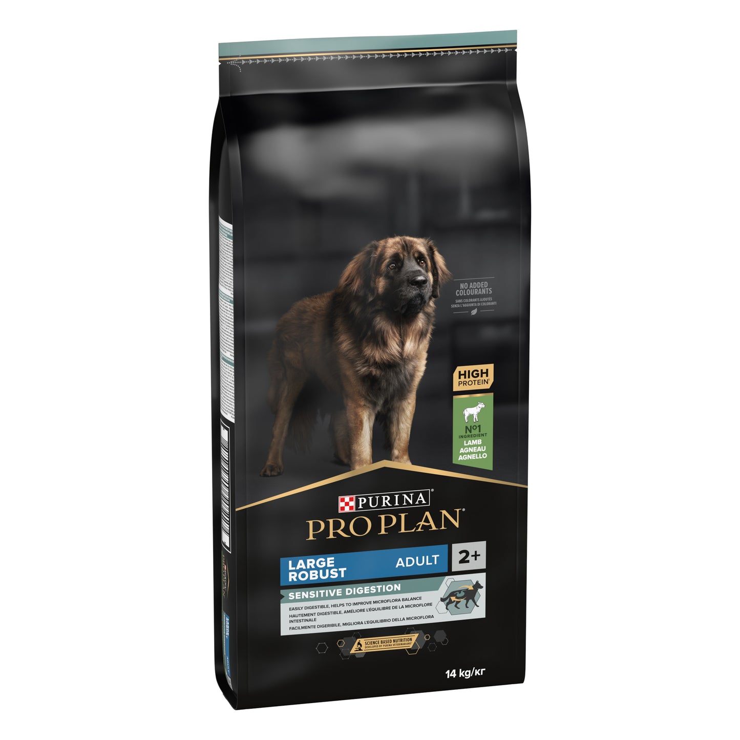Pro Plan Sensitive Digestion Large Robust Adult - Ração seca para cão de porte grande com sensibilidade digestiva - Sabor a Borrego