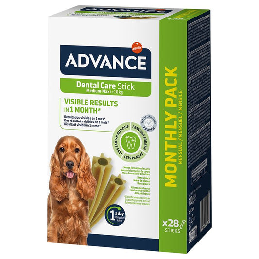 Advance Dental Care Stick Medium/Maxi - Tiras dentárias para a higiene oral dos cães médios e grandes