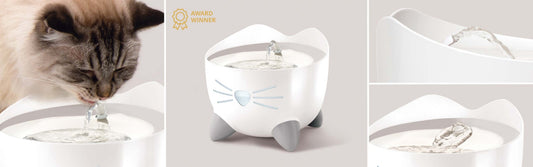 Fonte de aço inoxidável Catit PIXI