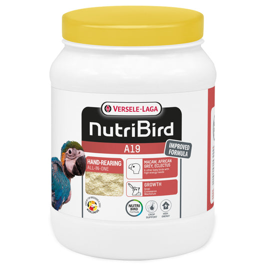 NutriBird A19 - Alimento para criação à mão para aves - Versele-Laga