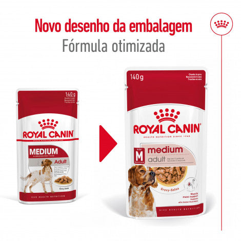 Royal Canin Medium Adulto - Alimentação húmida para cão de porte médio