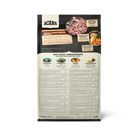 Acana Adult Large Breed Recipe - Raçáo seca para cão adulto de porte grande