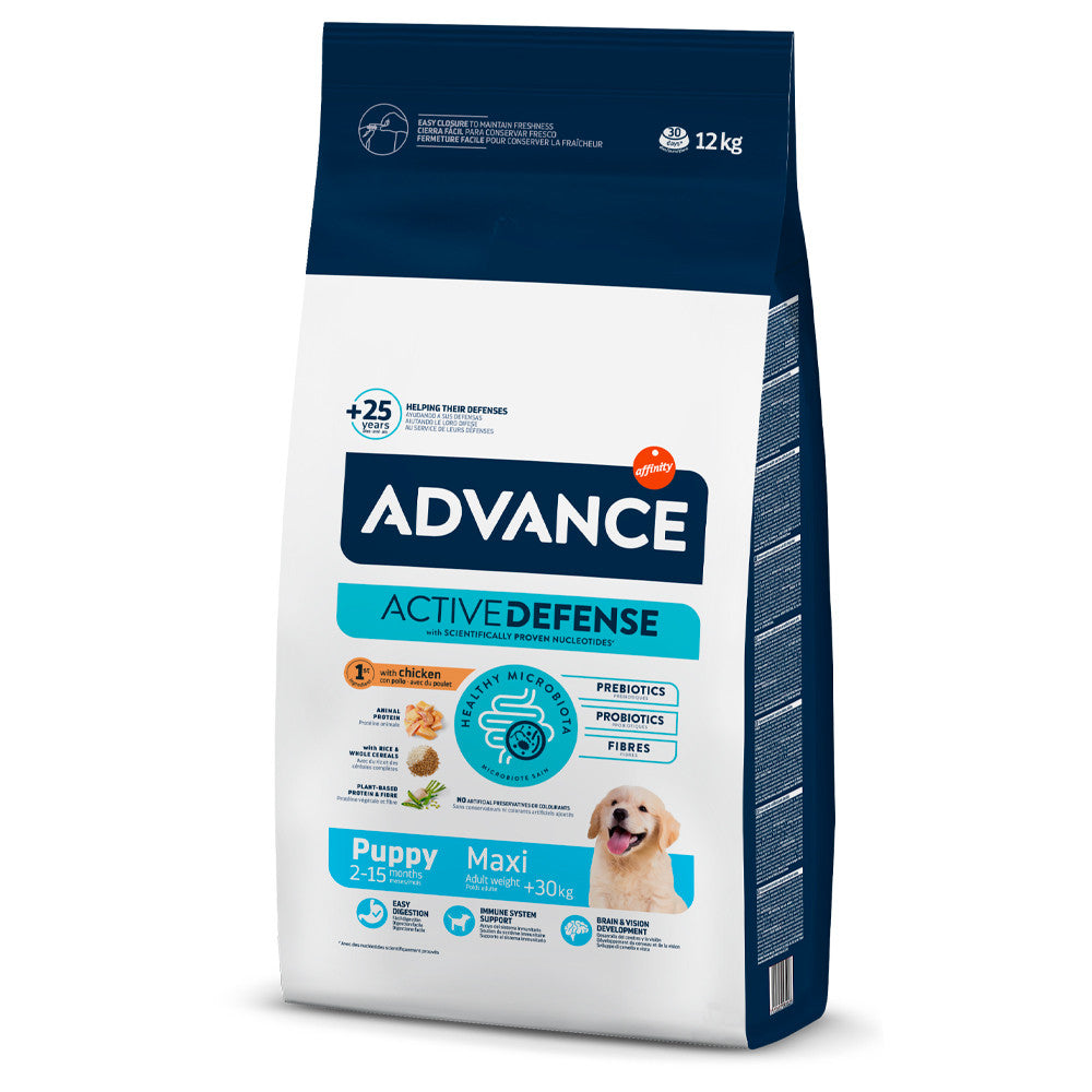 Advance Puppy Maxi - Ração seca para cachorro de porte grande - Sabor a Frango