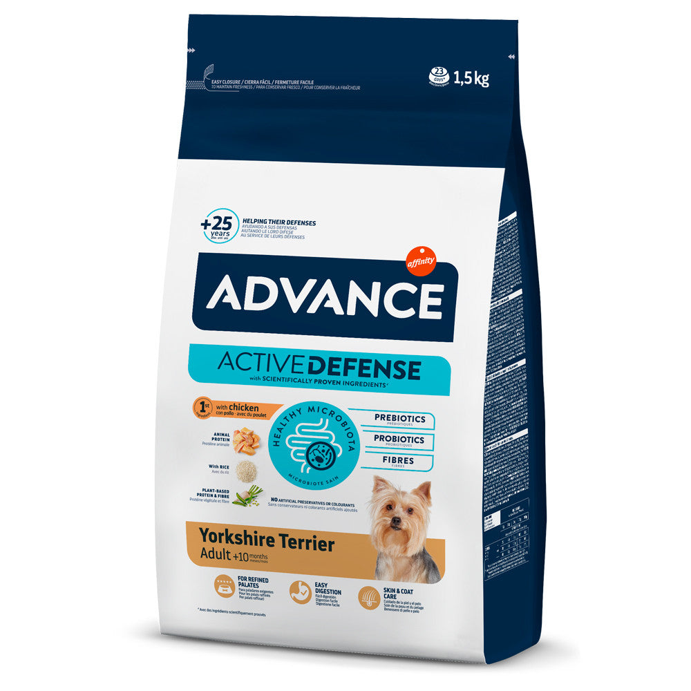 Advance Yorkshire Terrier - Ração seca para cão adulto da raça