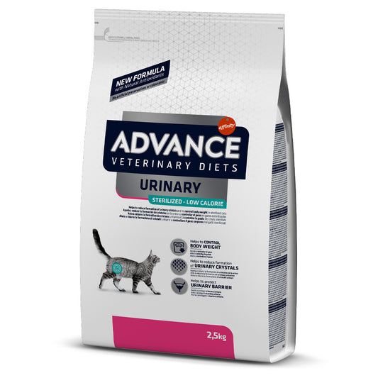 Advance VET Urinary Sterilized Low Calorie - Ração seca para gatos esterilizados com problemas urinários