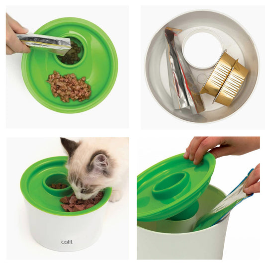 Comedouro interativo para gatos - Multi Feeder - Catit