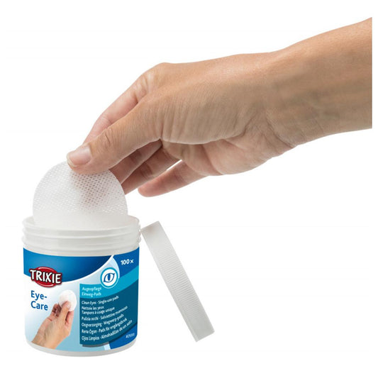 Discos para limpeza de olhos de cães e gatos - Trixie