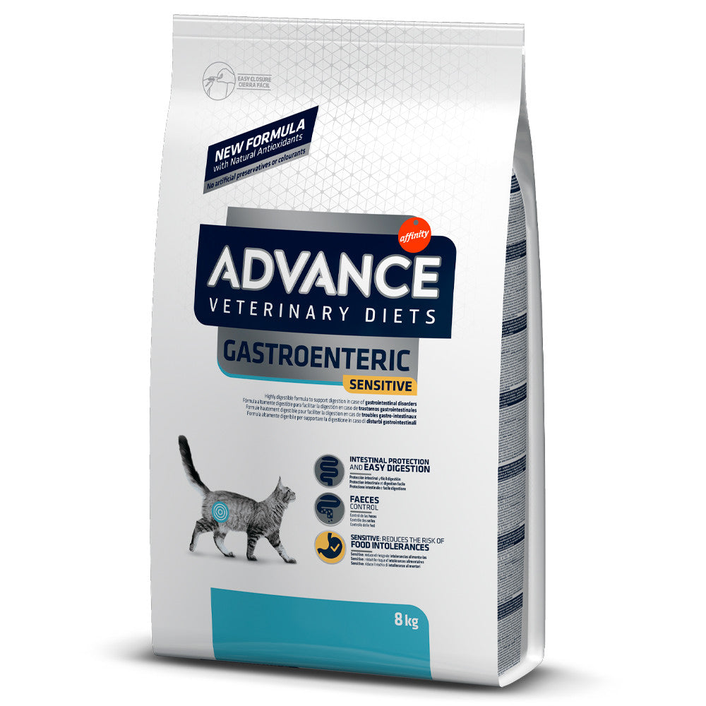 Advance VET Gastroenteric Sensitive - Ração seca para gatos com problemas digestivos