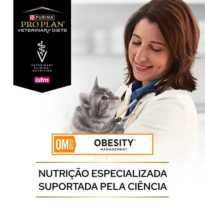 Pro Plan Veterinary Diets Obesity Management - Alimento dietético para gatos com excesso de peso