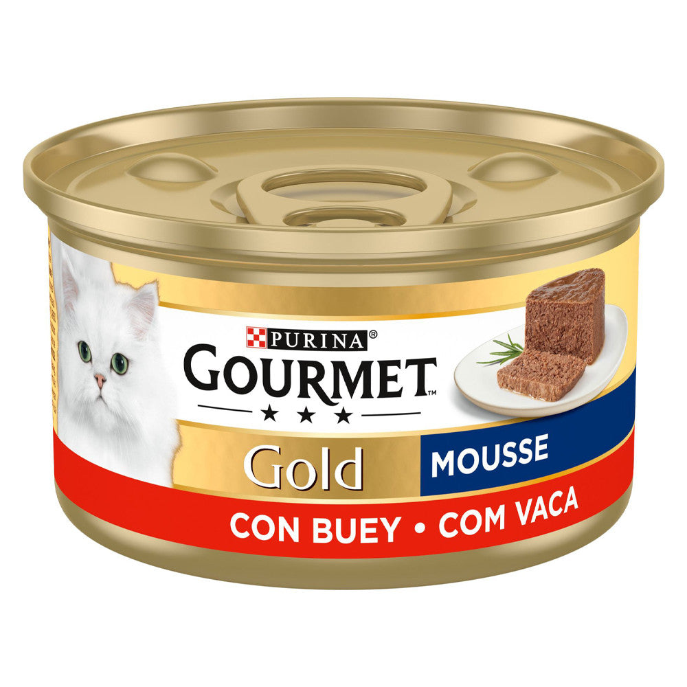 Gourmet Gold Mousse - Alimento para gatos - Vaca