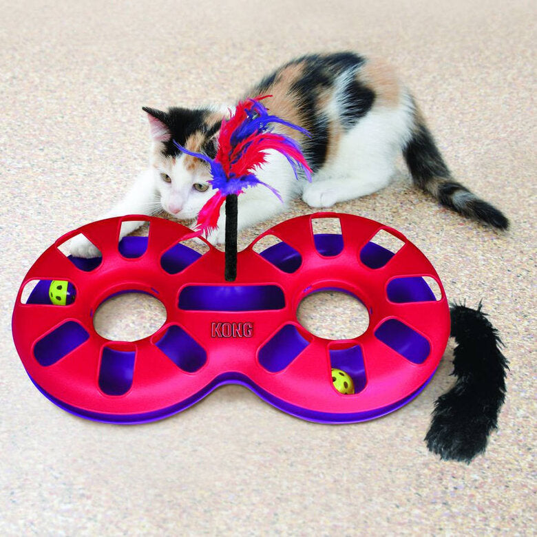 Kong Active Circuito Túnel com bolas para gatos