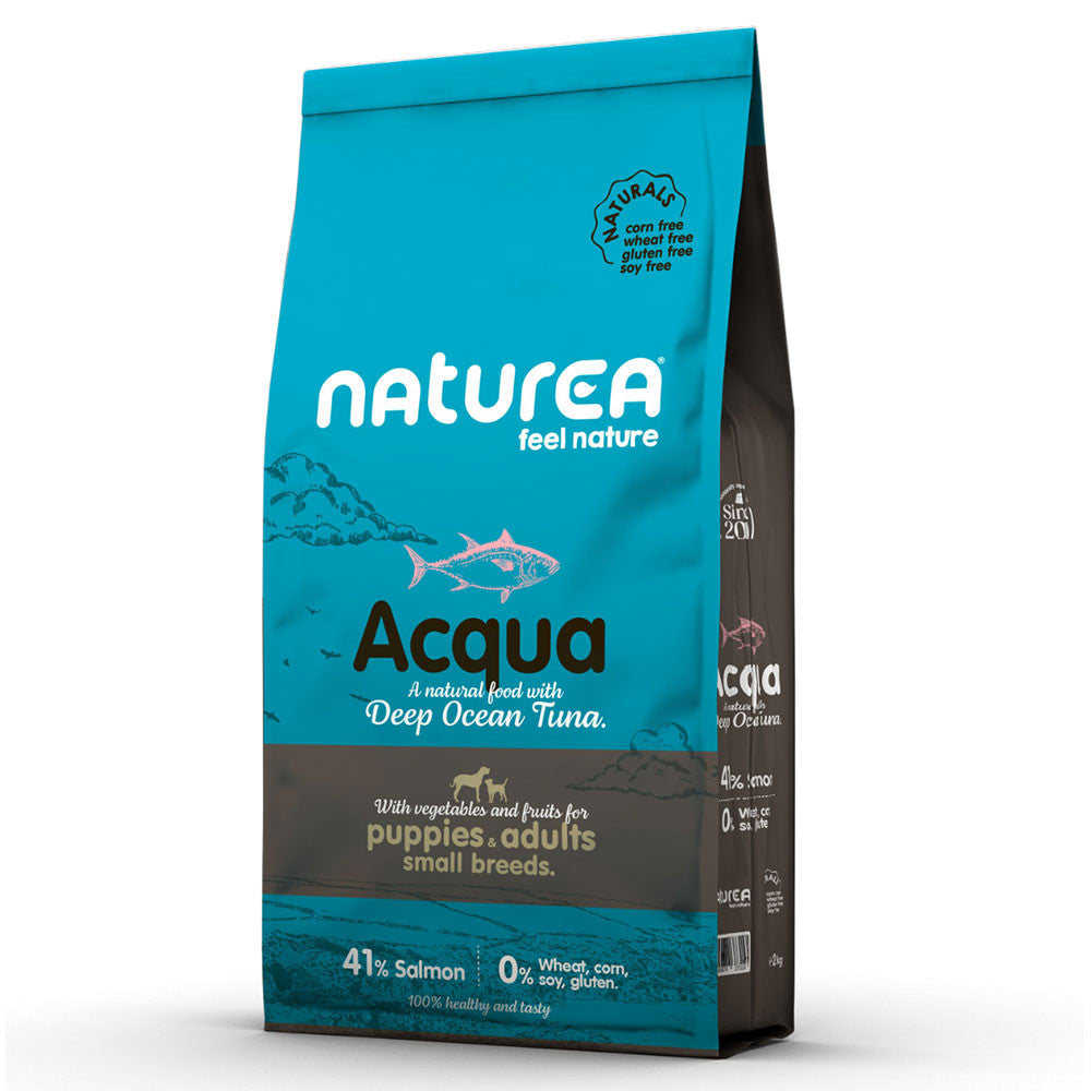 Naturea Naturals Acqua Small Breed - Ração seca para cão e cachorro - Atum