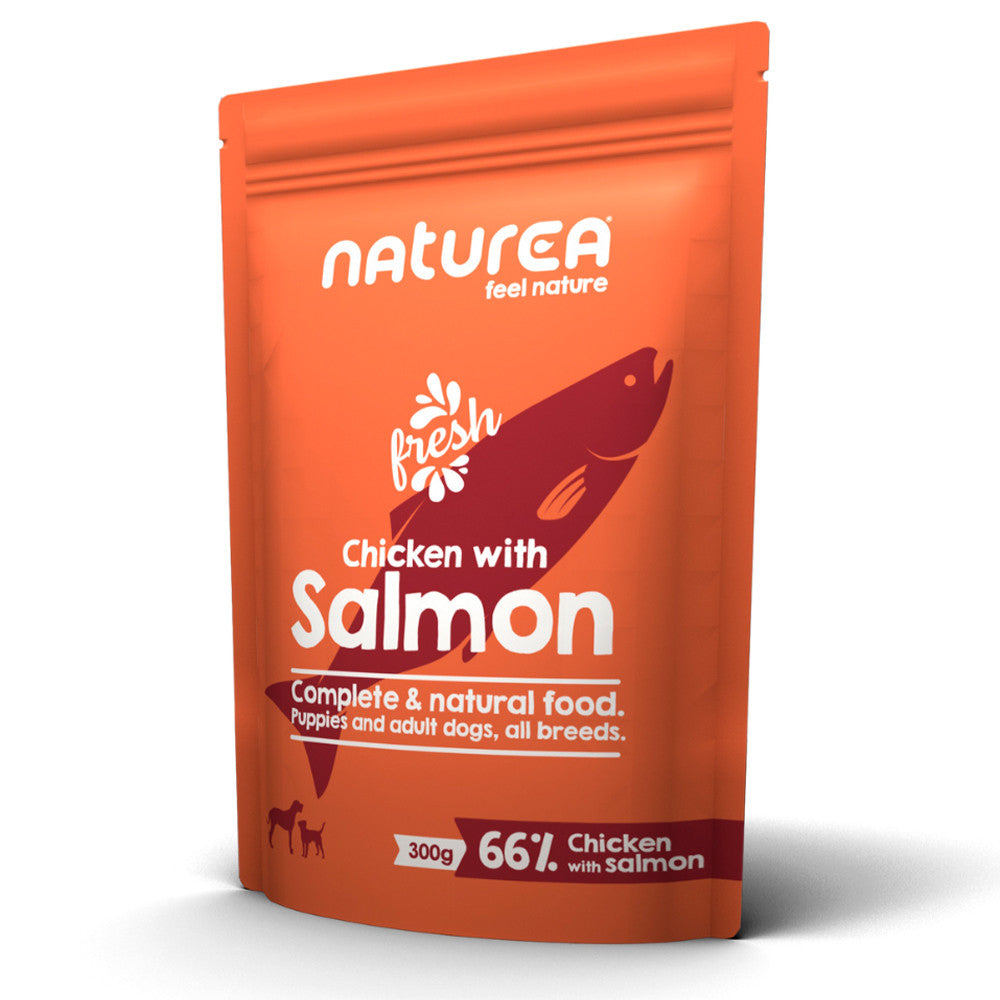 Naturea Chicken with Salmon - Alimento húmido sem cereais para cães - Frango e Salmão