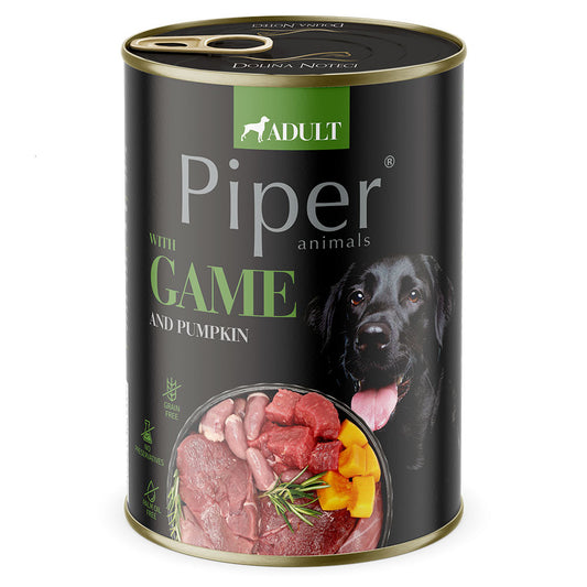 Piper - Alimento húmido para cão - Sabor a caça e abóbora