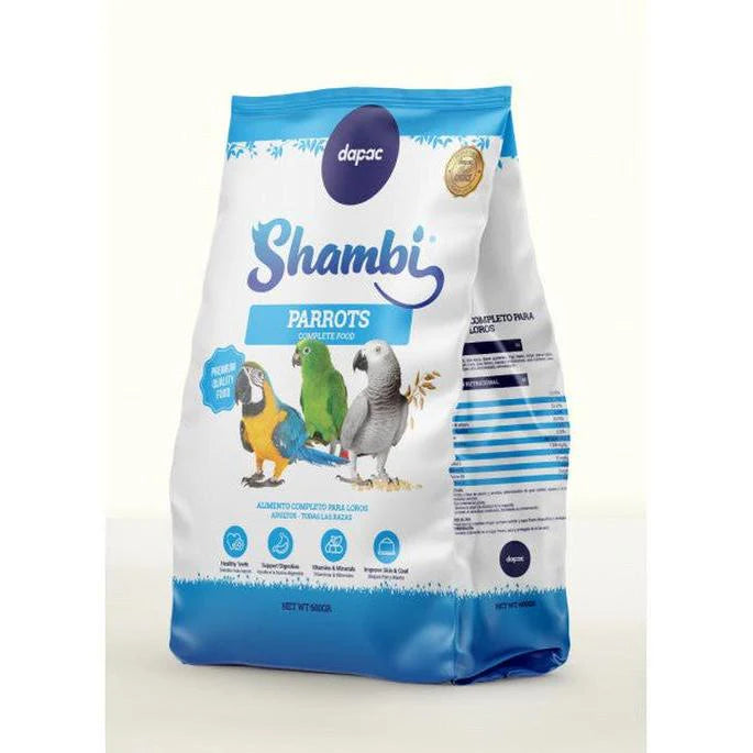 Shambi mistura papagaio