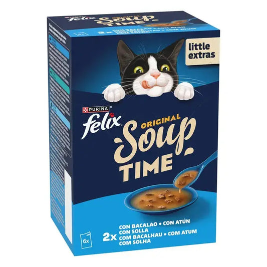 Felix Soup Original - Sopa para gatos - Seleção de peixes