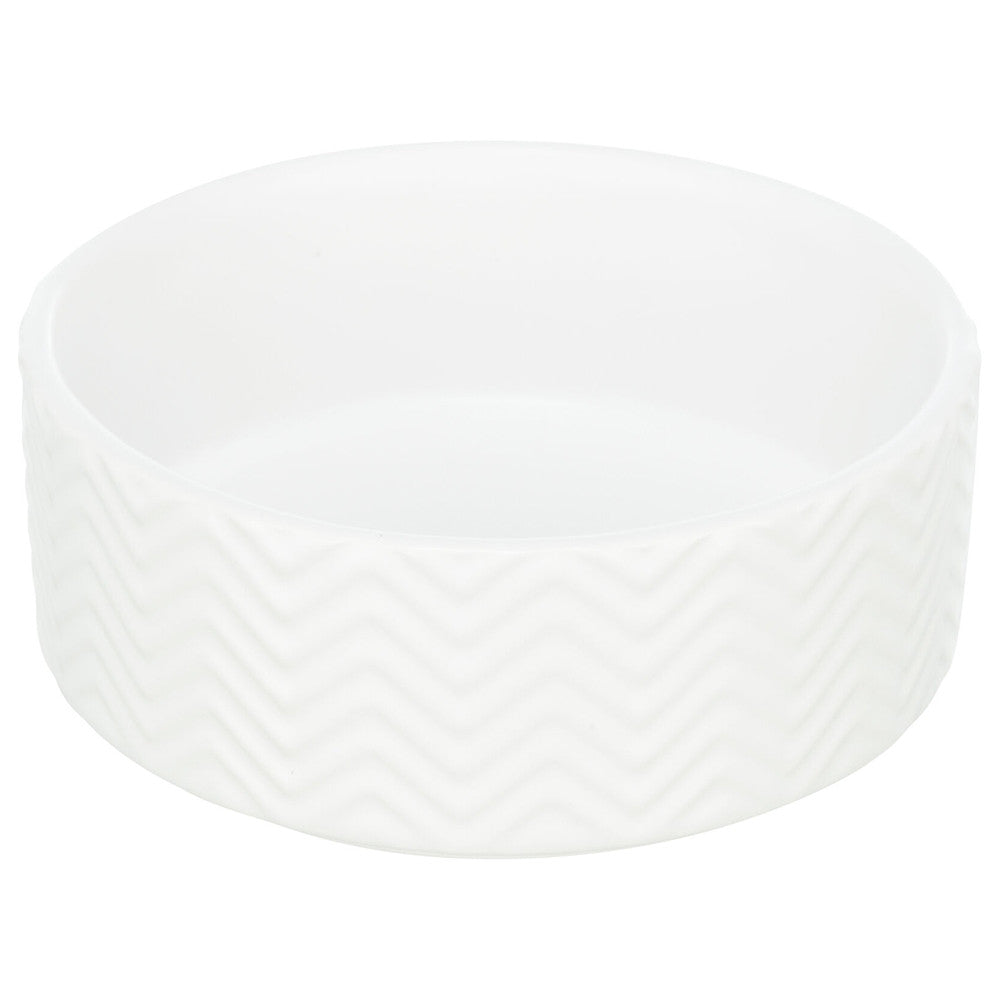 Trixie - Taça cerâmica branca para cães e gatos