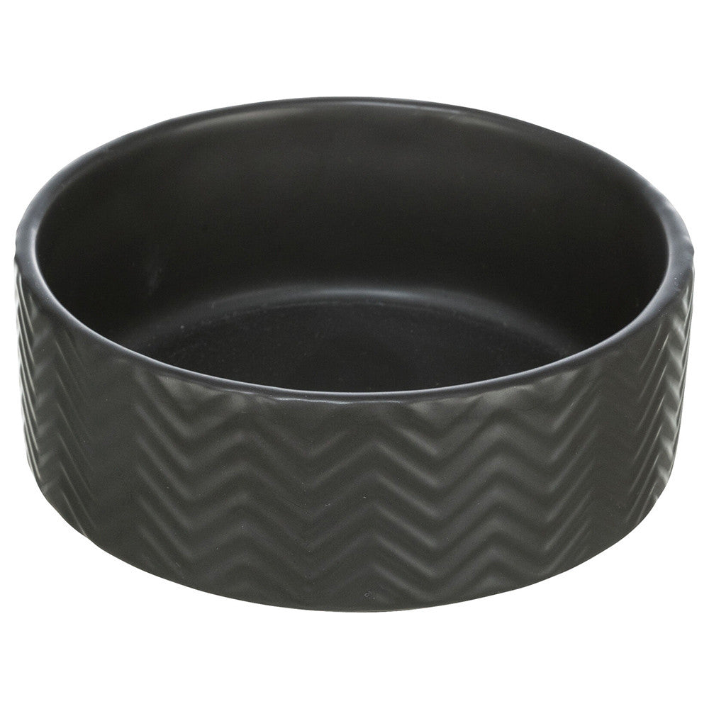 Trixie - Taça cerâmica preta para cães e gatos