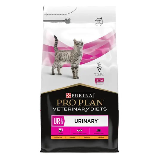 Pro Plan Veterinary Diets Urinary - Alimento dietético para gatos com problemas urinários - Sabor a frango