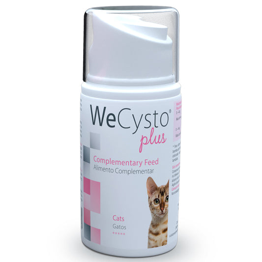 WeCysto Plus - Suporte à função urinária dos gatos