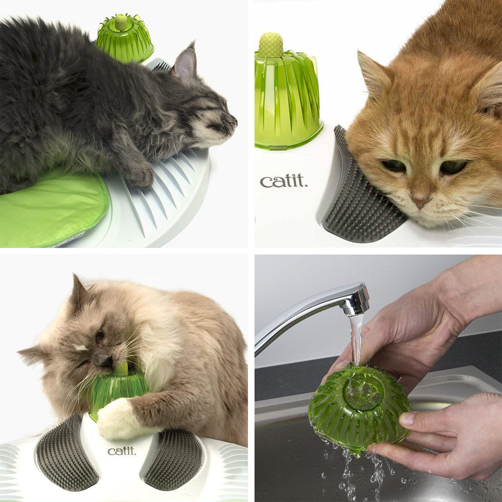 Brinquedo e centro de massagem para gatos - Catit