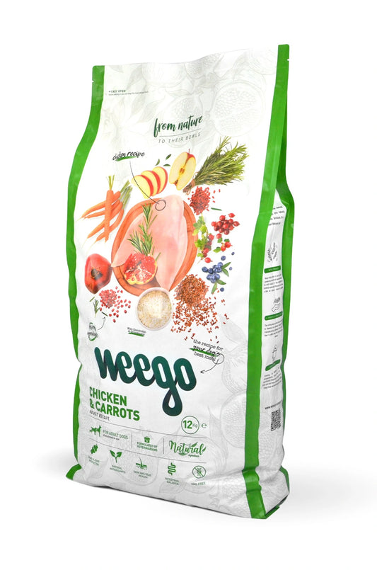 Weego Galinha e Cenouras - Cães Adultos