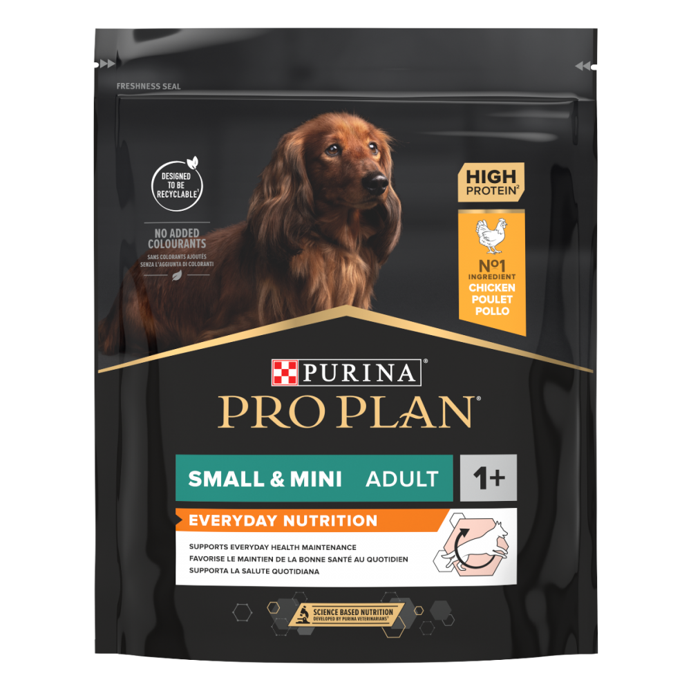 Pro Plan Everyday Nutrition Small & Mini Adult - Ração seca para cão adulto pequeno - Frango