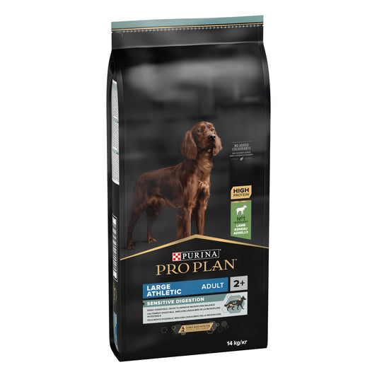 Pro Plan Sensitive Digestion Large Athletic Adult - Ração seca para cão adulto de porte grande - Sabor a Borrego