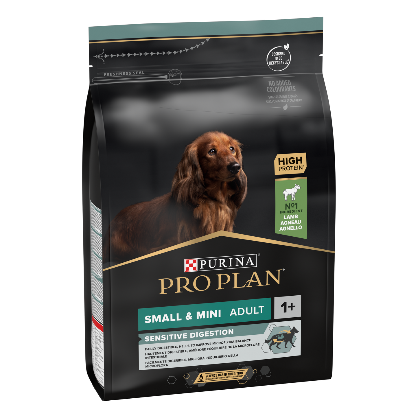 Pro Plan Sensitive Digestion Small & Mini Adult - Ração seca para cão adulto de porte pequeno - Sabor a Borrego