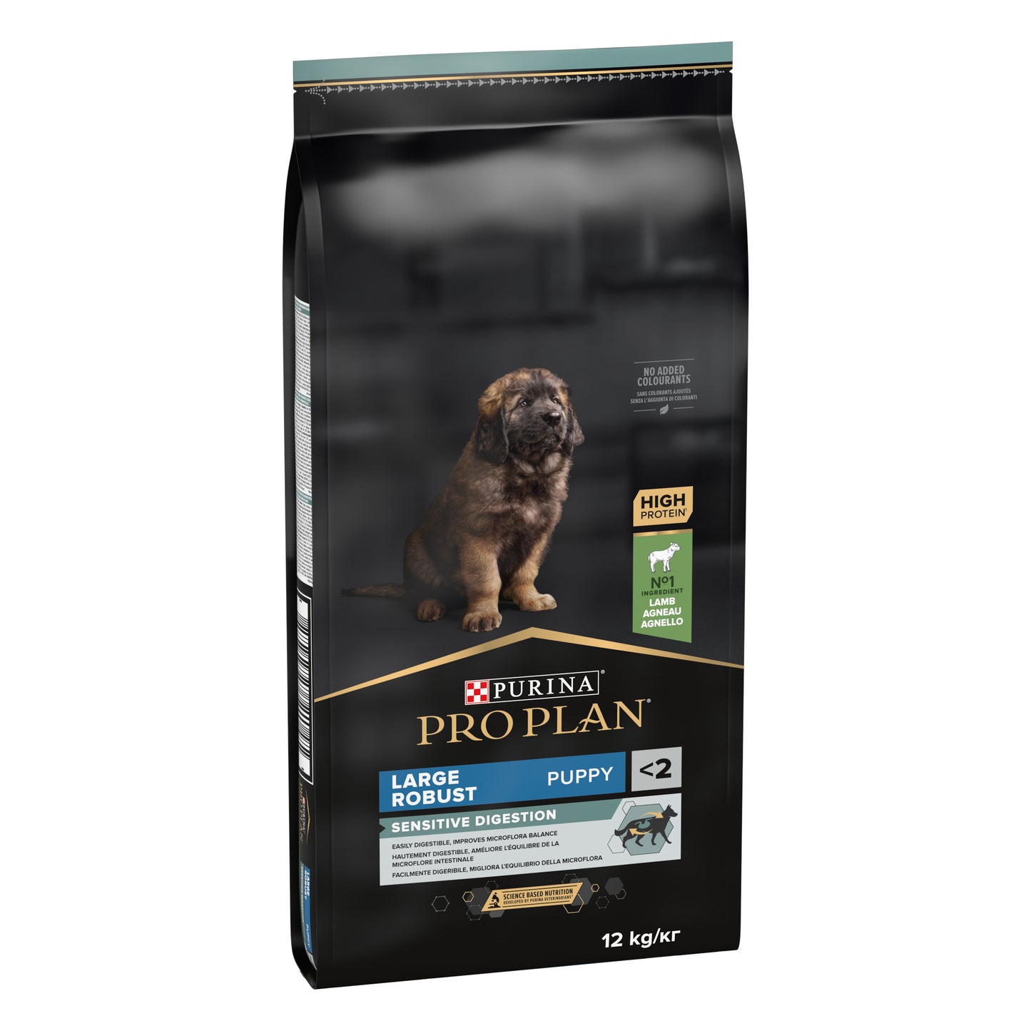 Pro Plan Sensitive Digestion Large Robust Puppy - Ração seca para cachorro de porte grande - Sabor a Borrego