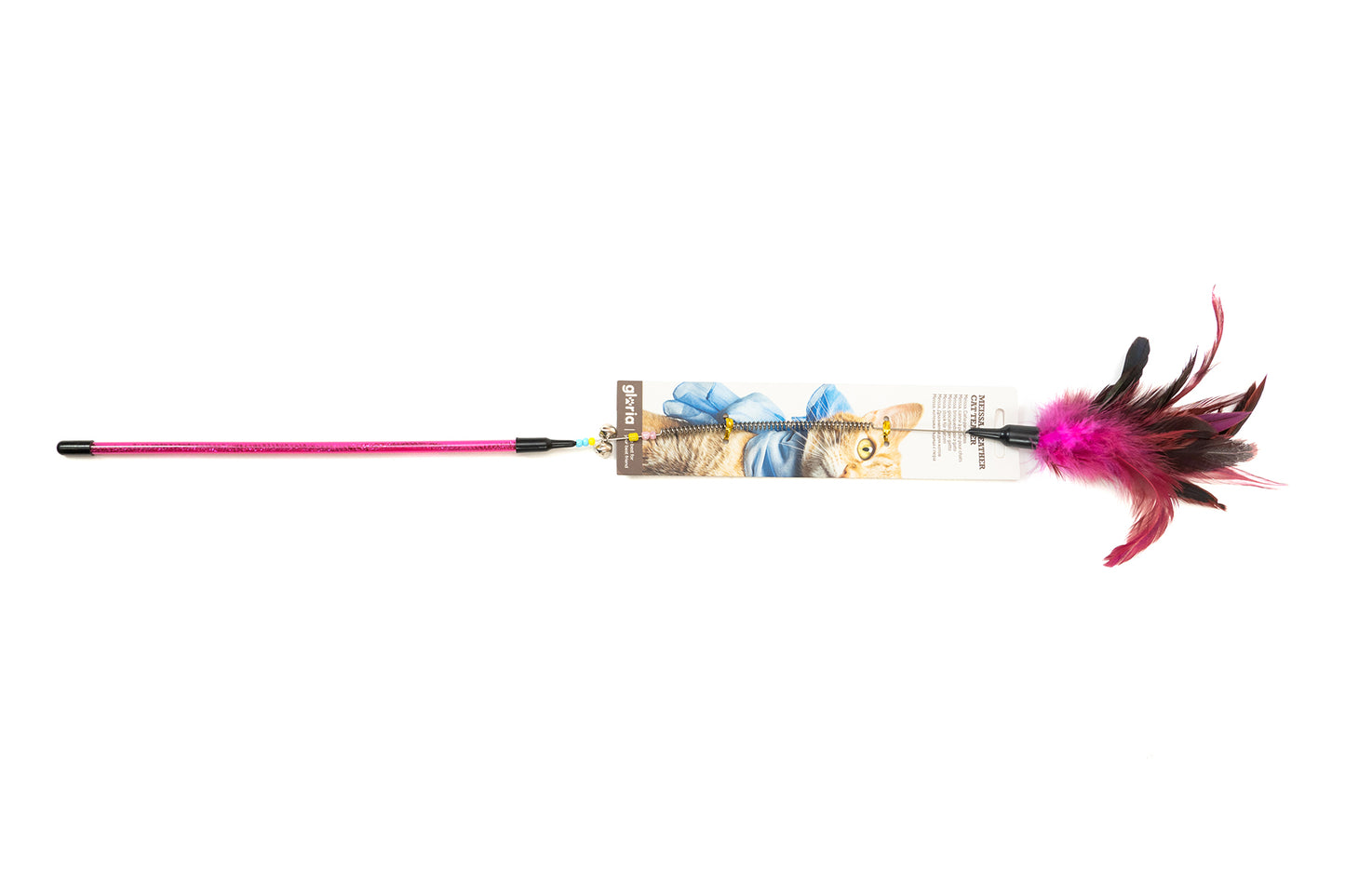 Cana com penas para gatos - Glória