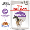 Royal Canin Sterilised - Alimento húmido em geleia para gatos esterilizados