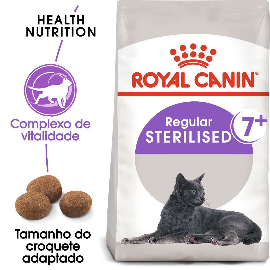Royal Canin Sterilised 7+ - Ração seca para gatos esterilizados com mais de 7 anos