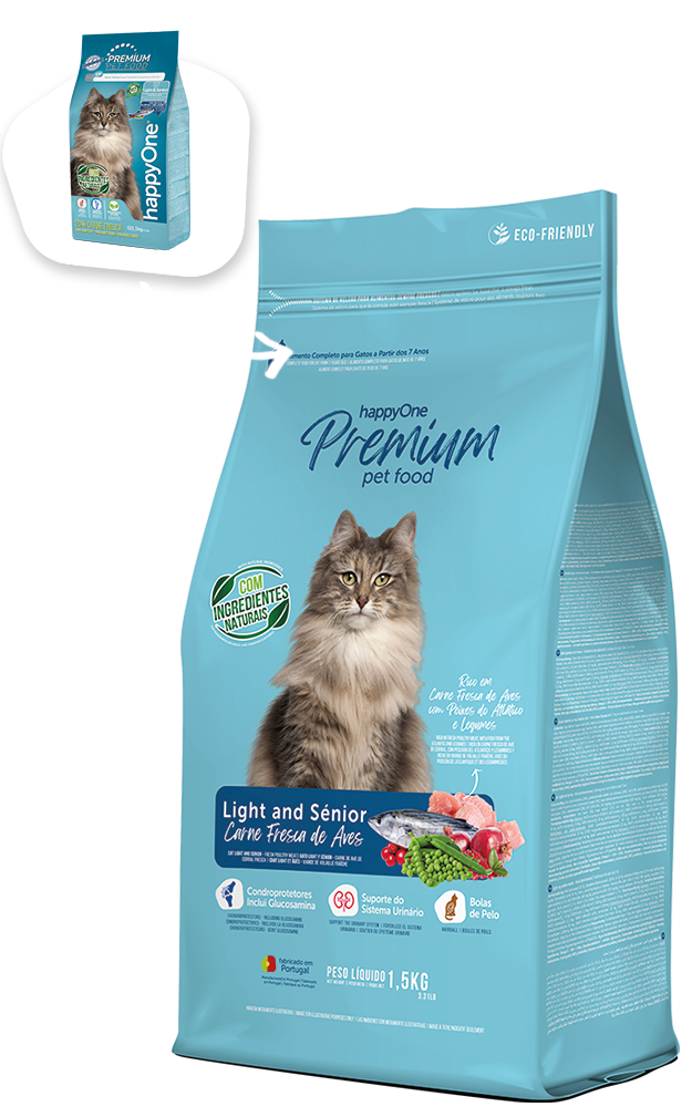 HappyOne Premium Gato Light e Senior