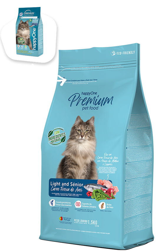 HappyOne Premium Gato Light e Senior