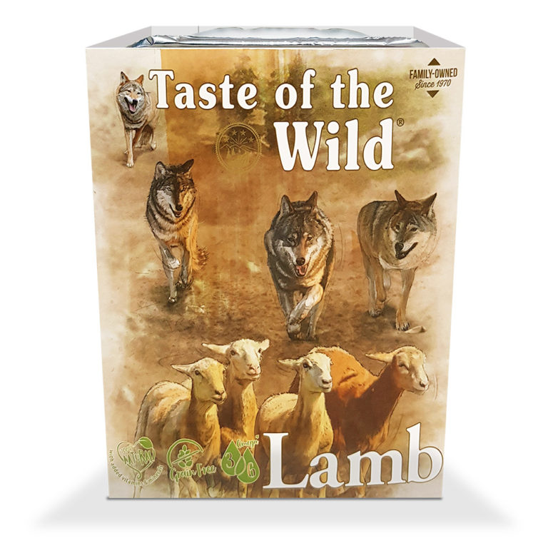 Taste of the Wild Tray - Alimento húmido para cão - Sabor a Borrego e Frango