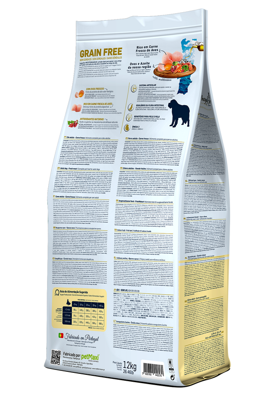 HappyOne Mediterraneum Cão Adulto - Ração seca para cão adulto - Sabor a Aves