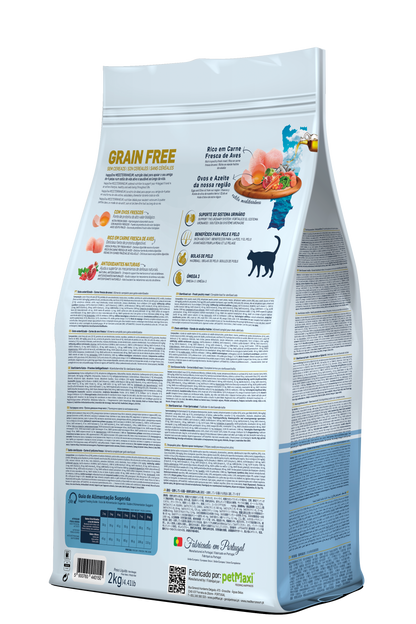 HappyOne Mediterraneum Gato Esterilizado - Ração seca para gatos esterilizados - Sabor a Frango