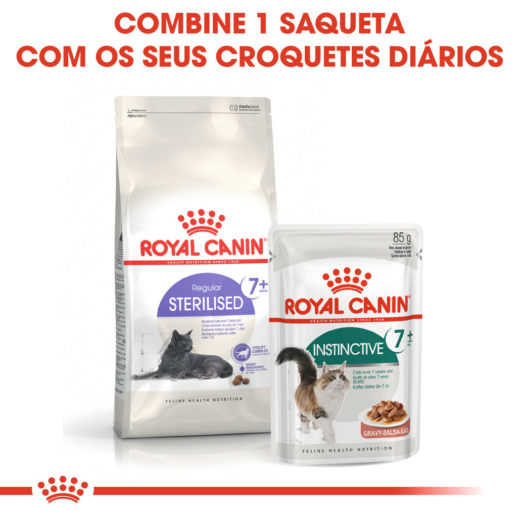 Royal Canin Sterilised 7+ - Ração seca para gatos esterilizados com mais de 7 anos
