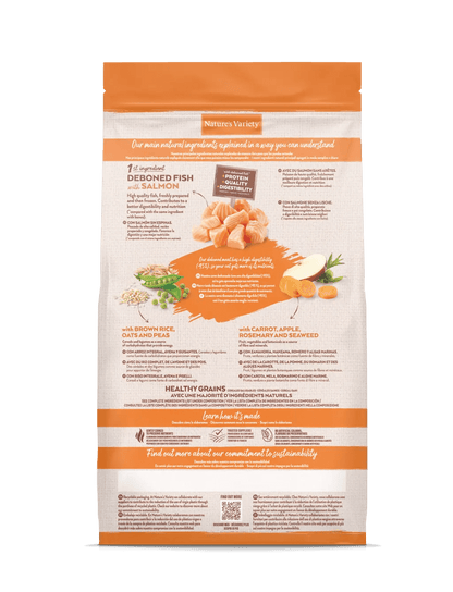 Nature's Variety Healthy Grains Sterilized - Ração seca para gato esterilizado - Sabor a Salmão