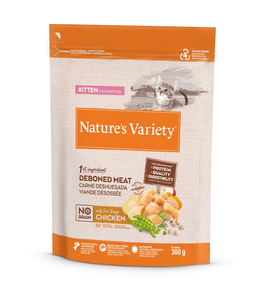 Nature's Variety No Grain Kitten - Ração seca para gatinhos - Sabor a Frango sem cereais