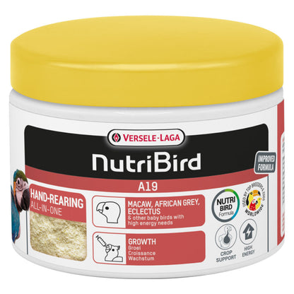 NutriBird A19 - Alimento para criação à mão para aves - Versele-Laga