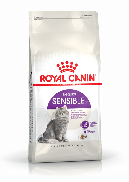 Royal Canin Sensible 33 - Ração seca para gatos com sensibilidade digestiva