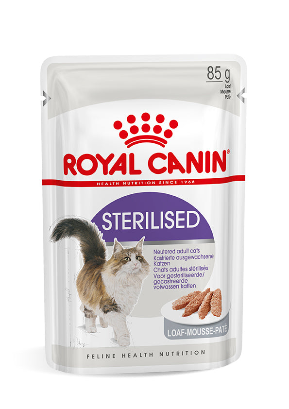 Royal Canin Sterilised - Alimento húmido em pate para gatos esterilizados