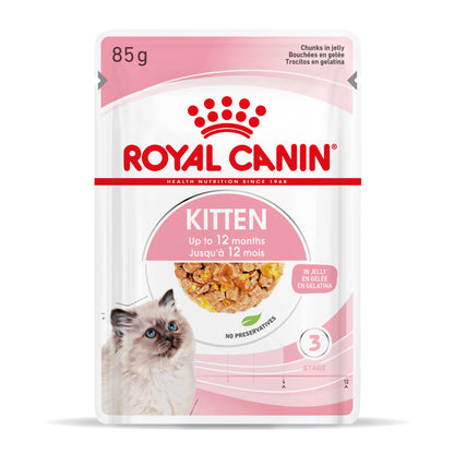Royal Canin Kitten- Alimento húmido em geleia para gatinhos