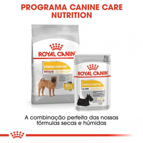 Royal Canin Dermacomfort Medium Adult - Ração seca para cão de porte médio com pele sensível