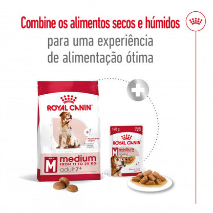Royal Canin Medium Adult 7+ - Raçao seca para cão de raça média com mais de 7 anos