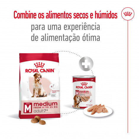 Royal Canin Medium Adult 7+ - Raçao seca para cão de raça média com mais de 7 anos