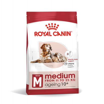 Royal Canin Medium Ageing 10+ - Ração seca para cão sénior de porte médio com mais de 10 anos