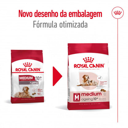Royal Canin Medium Ageing 10+ - Ração seca para cão sénior de porte médio com mais de 10 anos
